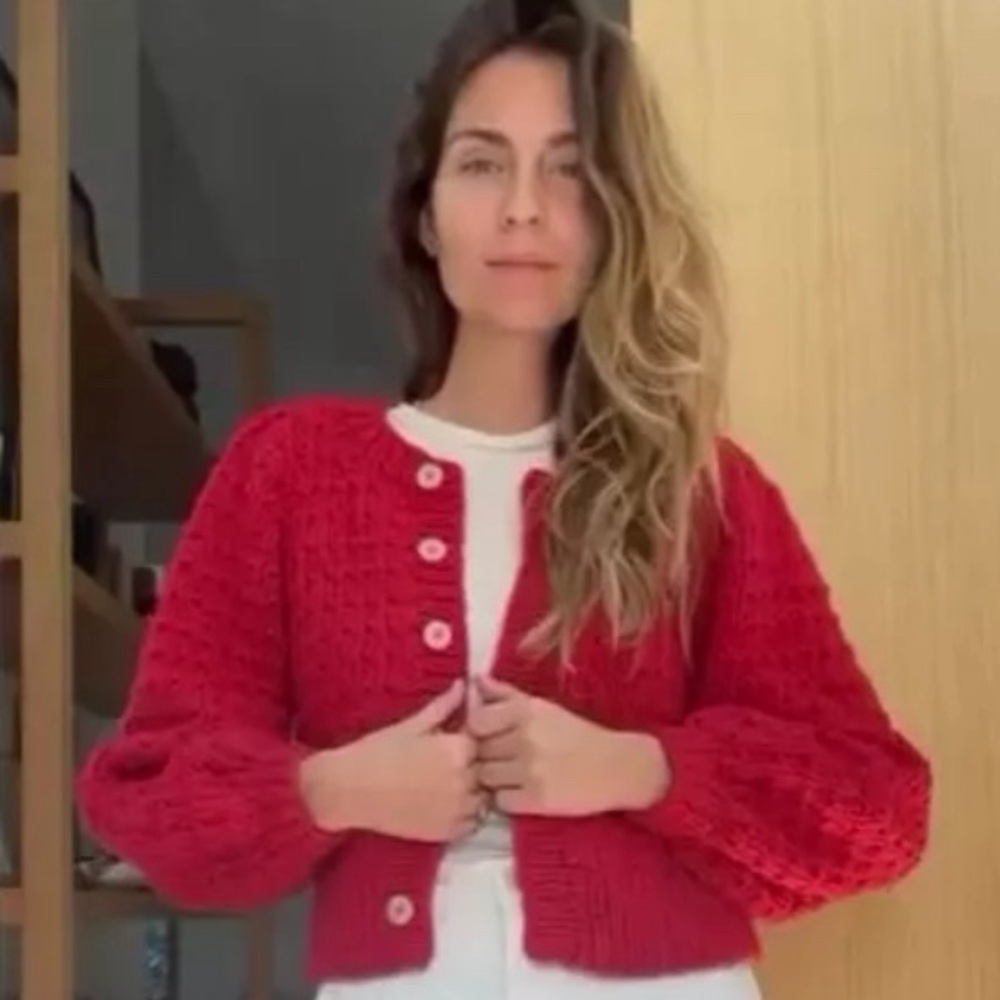 Nora Cardigan in Poppy Christy Dawn